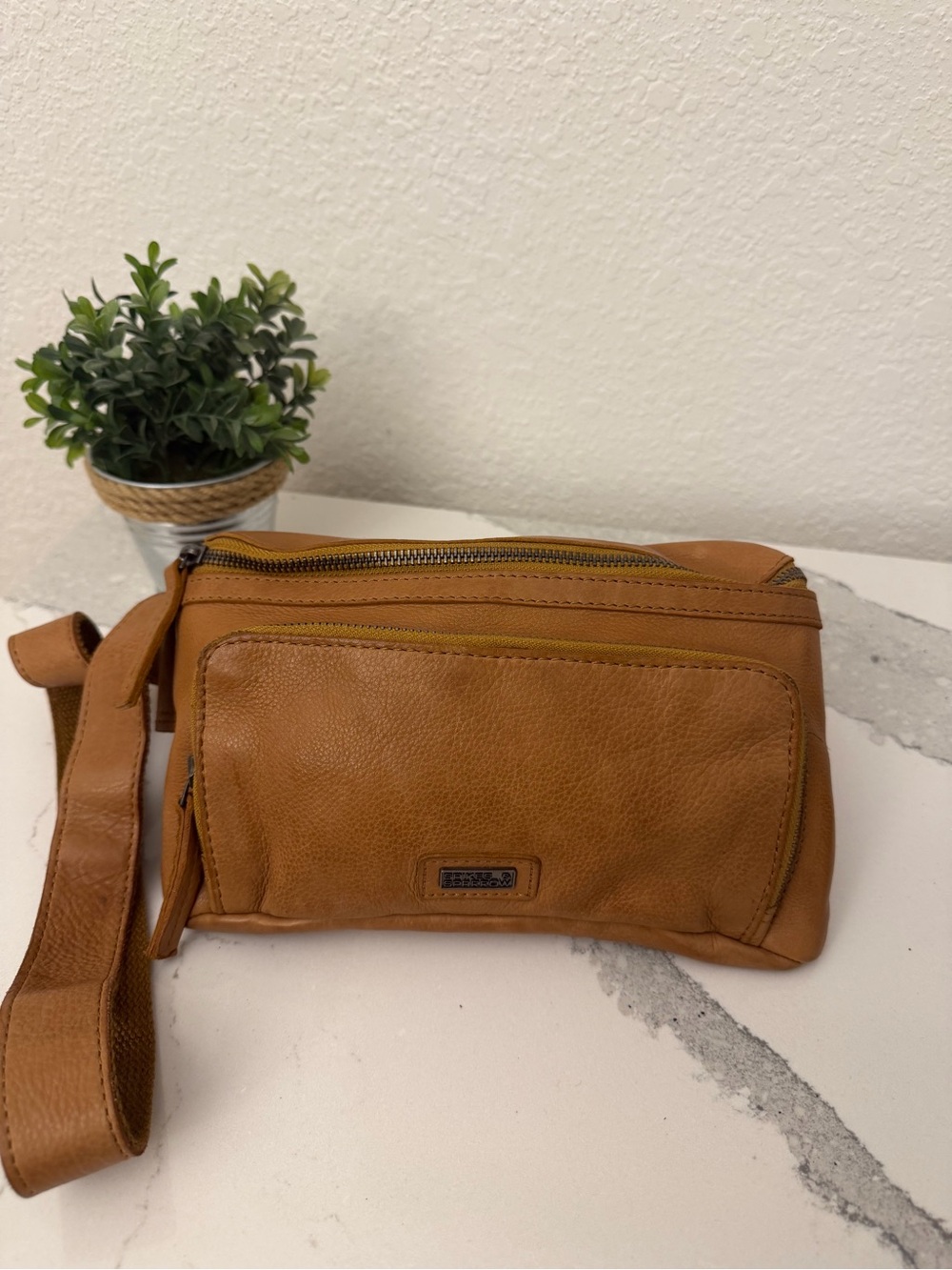 Spikes & Sparrow Genuine Leather Waist bag